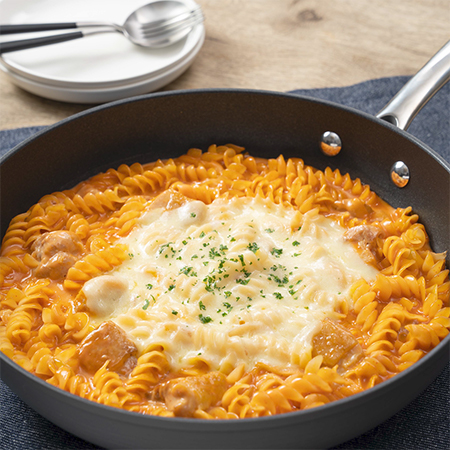 ピリ辛＆濃厚！やみつき韓国ロゼパスタ