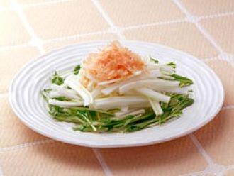 水菜と白菜のサラダ