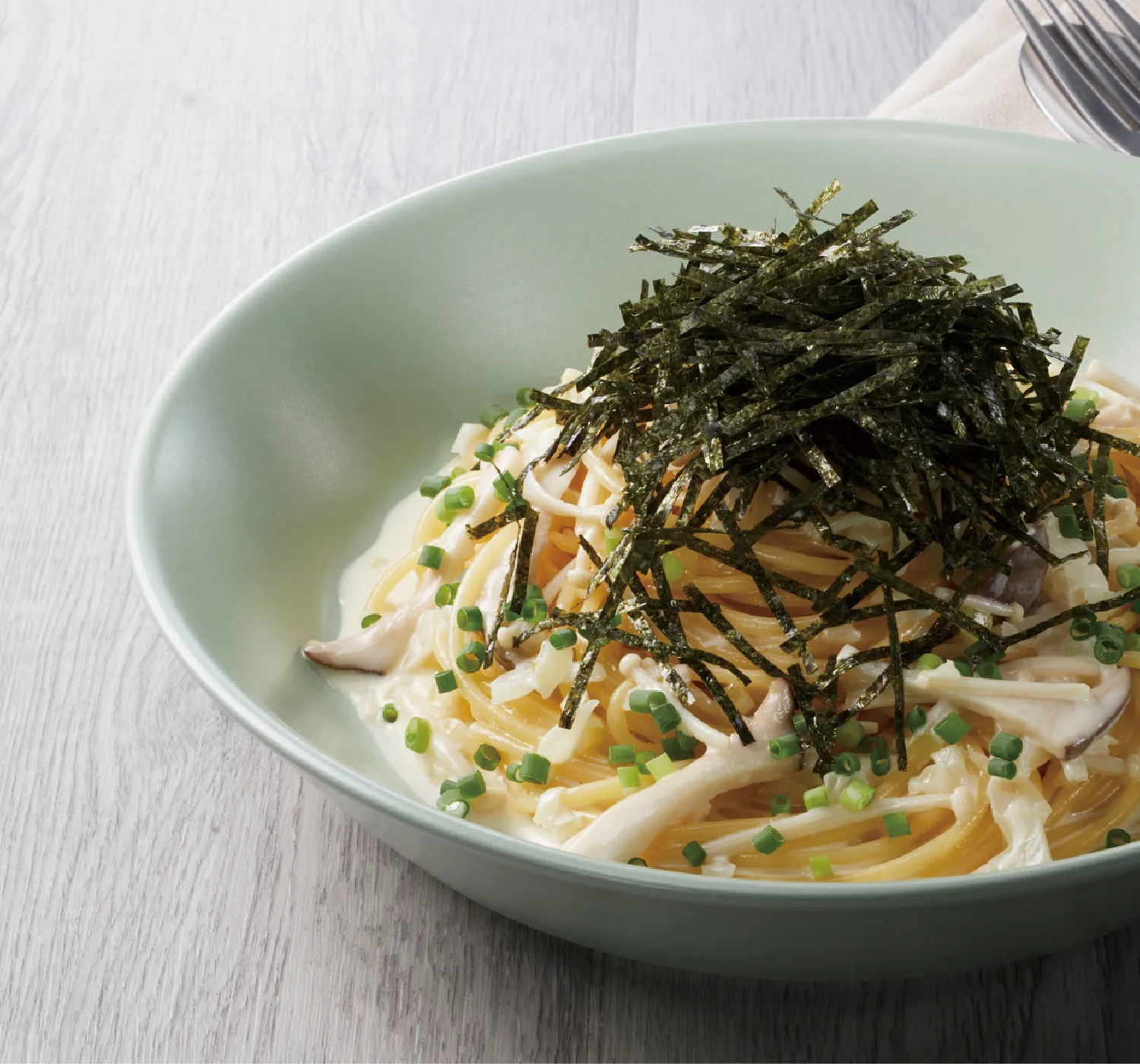 和風きのこクリームパスタ