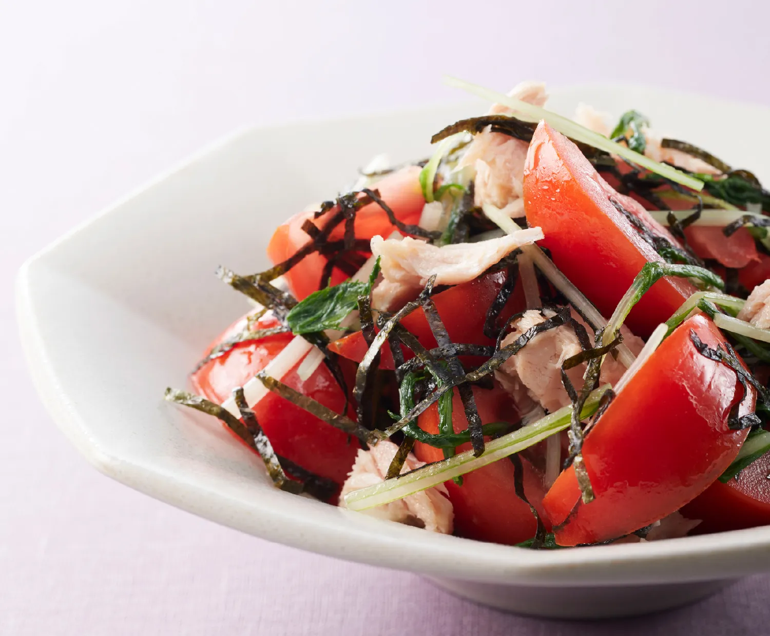 シーチキン®とトマトの混ぜのりナムル