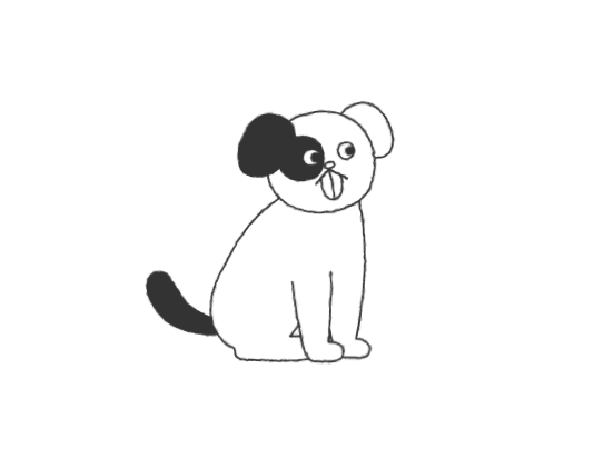 しっぽふりふり