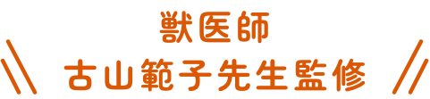 獣医師古山範子先生監修