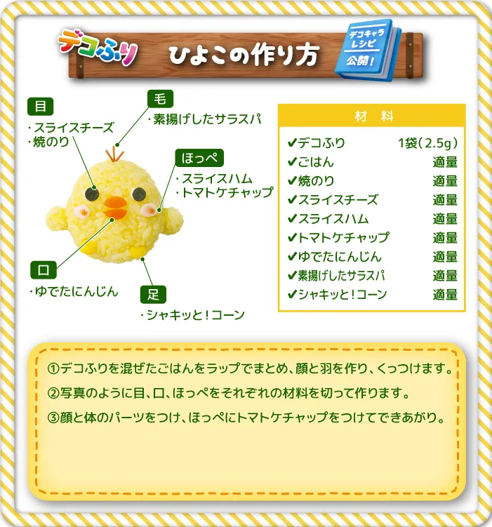 ひよこの作り方