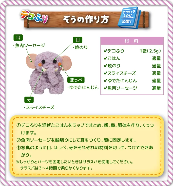 ぞうの作り方