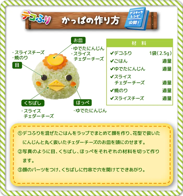かっぱの作り方