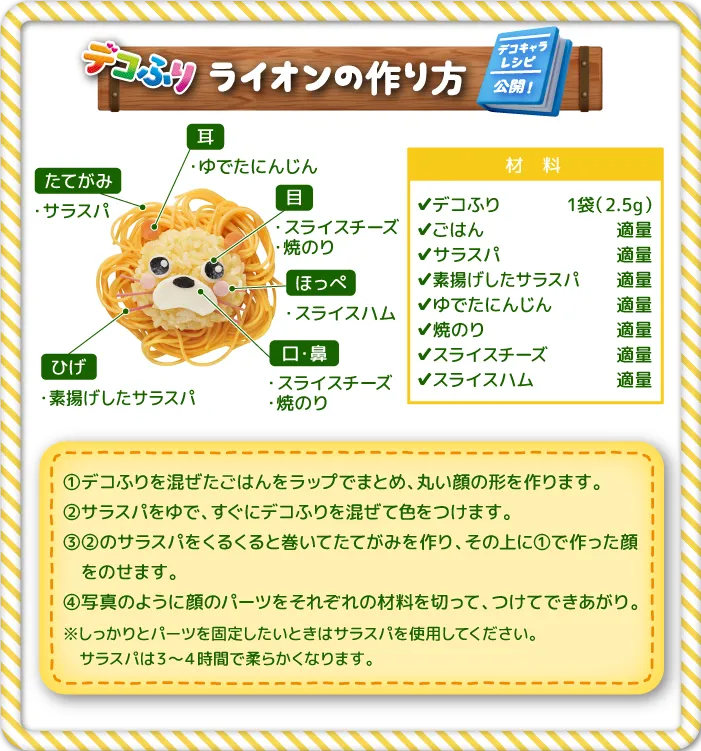 ライオンの作り方