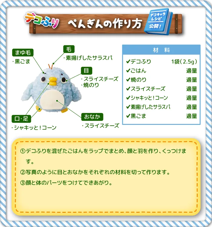 ぺんぎんの作り方