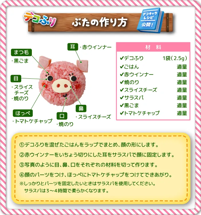 ぶたの作り方