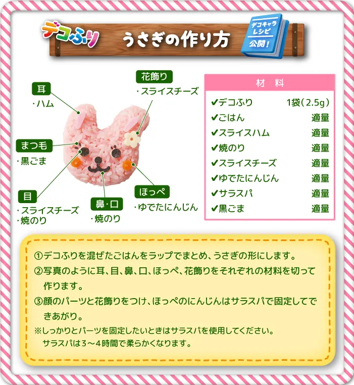 うさぎの作り方