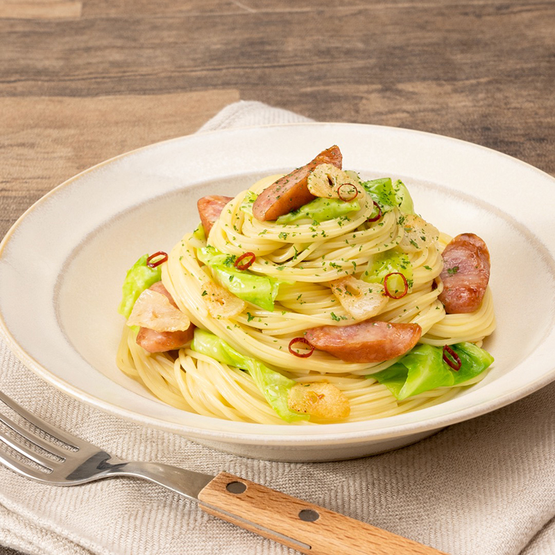 失敗しない！キャベツのペペロンチーノパスタ | レシピ動画