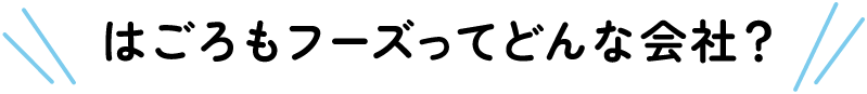 はごろもフーズってどんな会社？