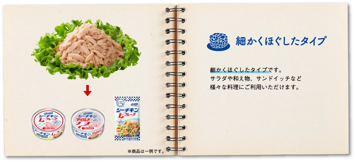 細かくほぐしたタイプ