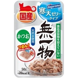 【2024年12月製造終了】無一物パウチ寒天ゼリー タイプかつお