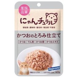 にゃんチュラルパウチ　かつおのとろみ仕立て