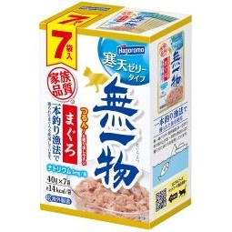 無一物パウチ寒天ゼリータイプまぐろ　一本釣り漁法　7個パック