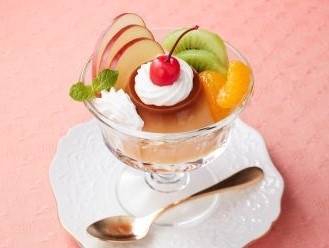フルーツたっぷりプリンアラモード