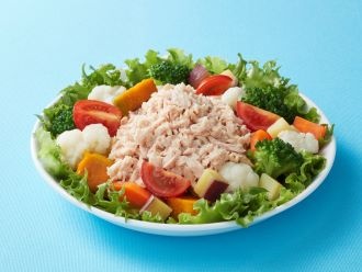シーチキンと蒸し野菜サラダ