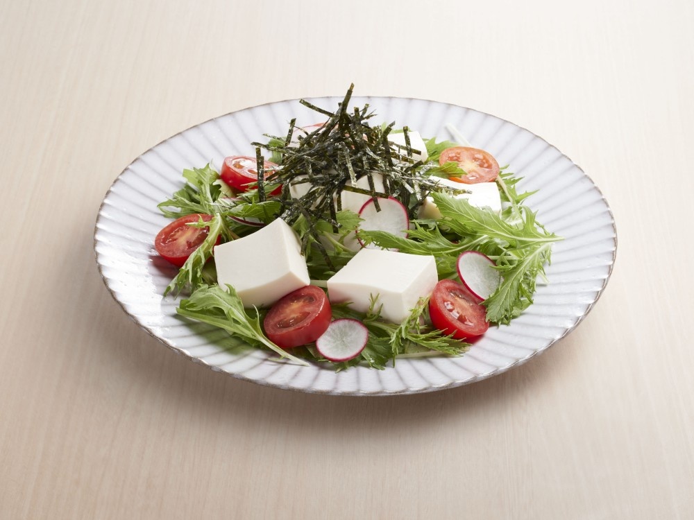かけのり 豆腐サラダ