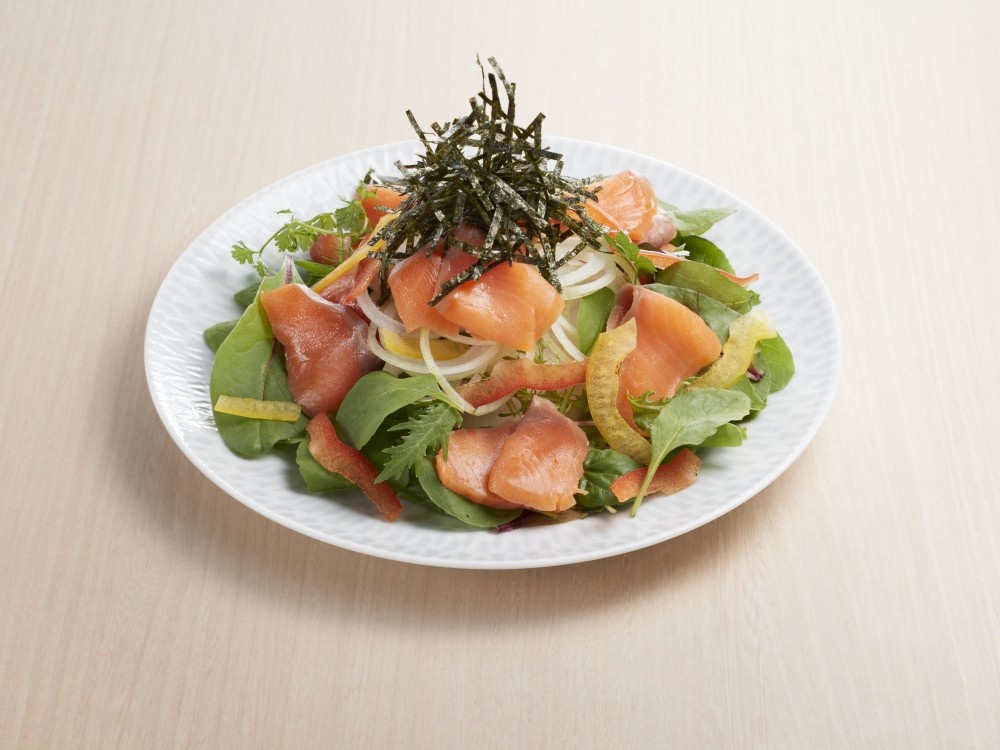 かけのり　サーモンサラダ