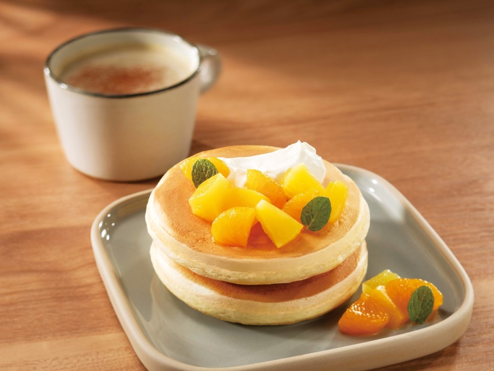 フルーツホットケーキ