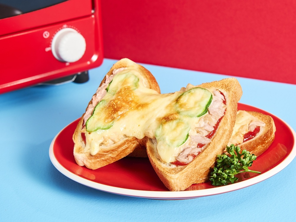シーチキンのリボントースト