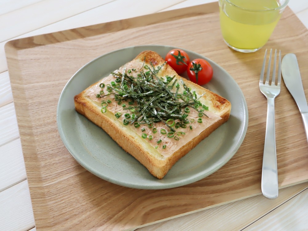 シーチキンの和風トースト