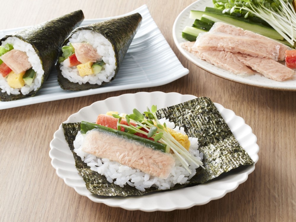 シーチキンスルッと！Smileで手巻き寿司