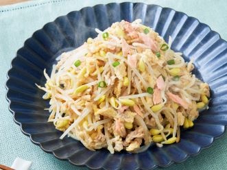 シーチキンと豆もやし炒め