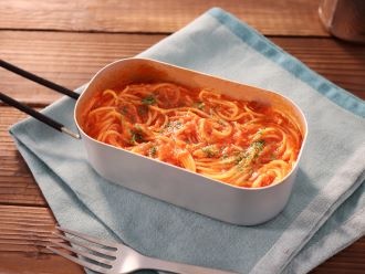 メスティンでシーチキントマトパスタ