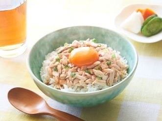 シーチキンとたまごの朝たんごはん