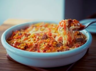 細切りにんじんのスパグラ