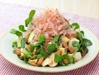 はごろも舞＆はごろも煮のクレソンサラダ