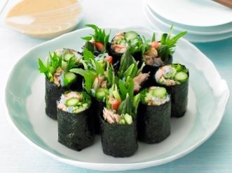 かみきれーるでサラダ巻き
