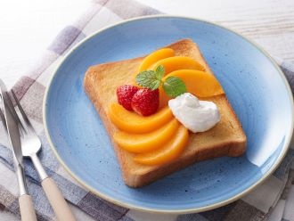 ピーチハニートースト