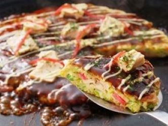 シーチキンのお好み焼き