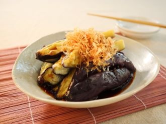 茄子の香味たれ漬け