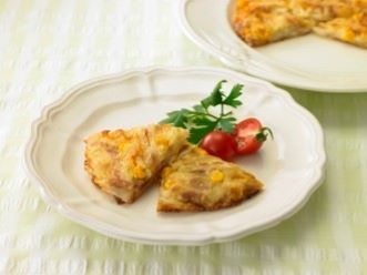 じゃがいもとシーチキンのチーズガレット