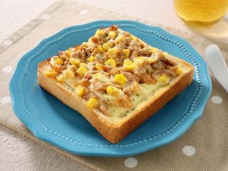 シーチキンちくわパン風トースト