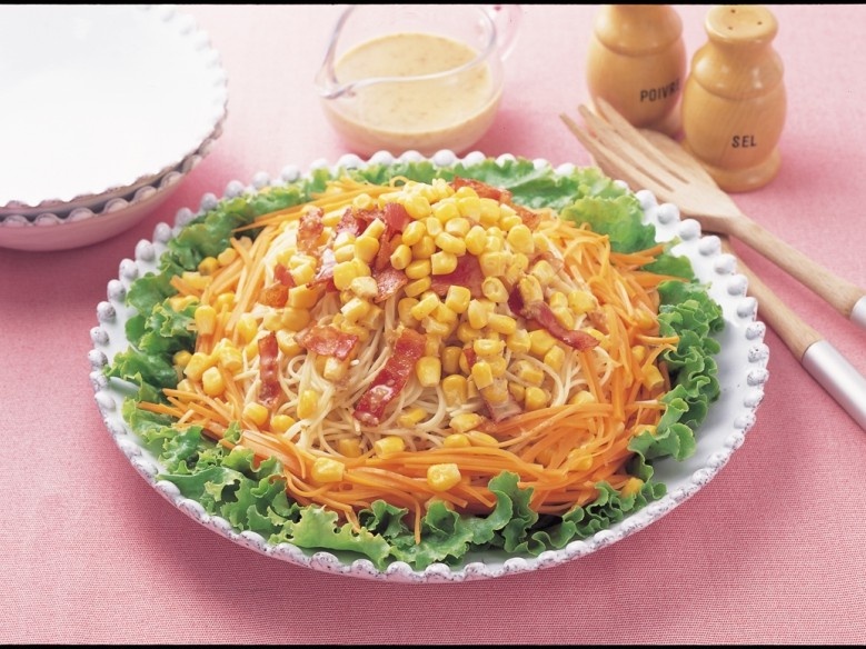 細切りにんじんのごま風味サラダ