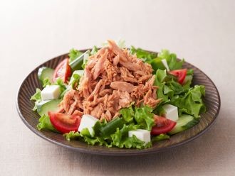 シーチキンの豆腐サラダ