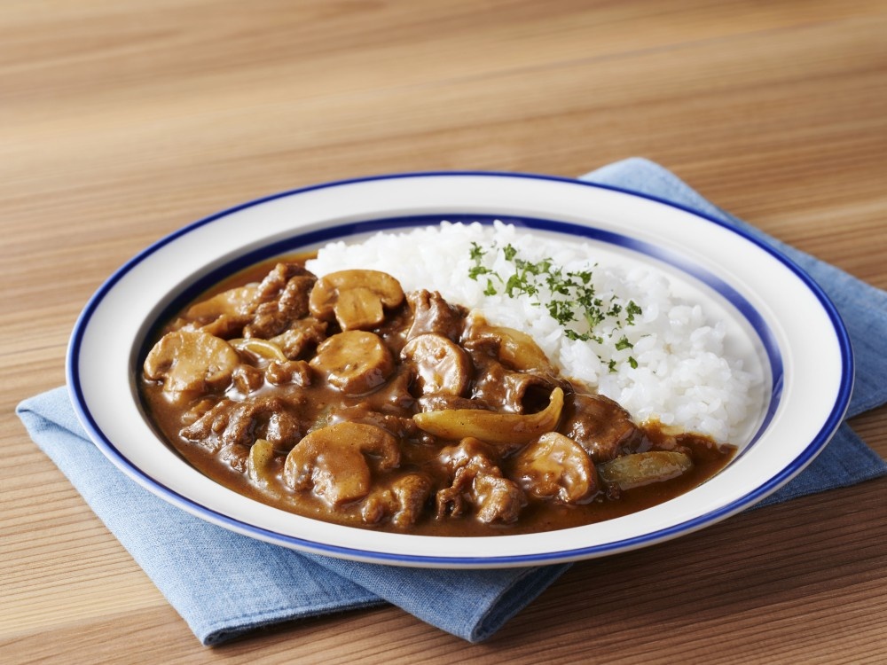 マッシュルームたっぷりカレー