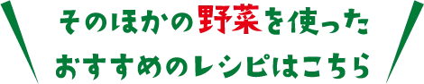 その他の野菜を使ったおすすめのレシピはこちら